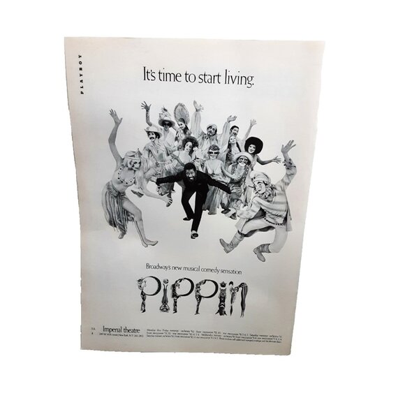 Vintage 1973 Pippin Musical Print Ad Broadway Imperial Theatre Original - Picture 1 of 1